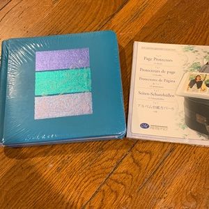 Creative Memories Making Waves 7x7 Album with pages and protectors